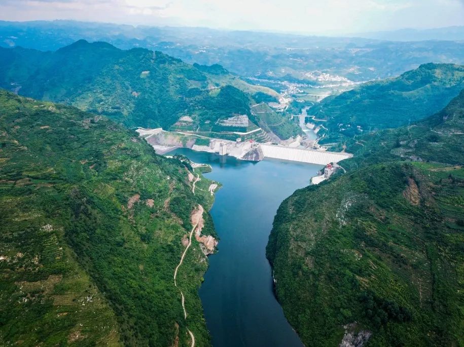 夹岩水库下放流量补水发电保民生